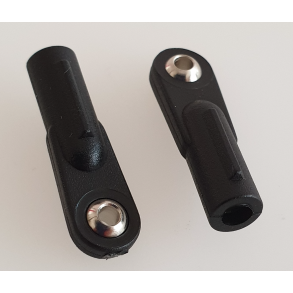 2 stk. kuglelink M3/L=22 mm/kugle  5 mm/kugle  2,1 mm