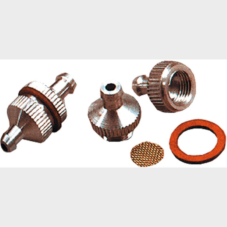 FUEL FILTER STANDARD ALUMINIUM 2PCS.