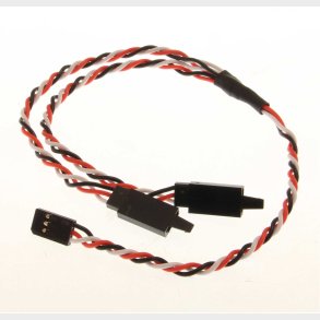 Y-CABLE FUTABA TWISTED 300MM 22AWG/0,32MM� WITH LOCK SYSTEM 1PCS