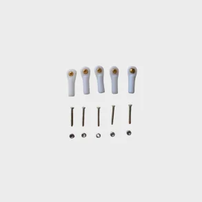 Kuglelink til M2 gevind og M2 skrue, 5 stk