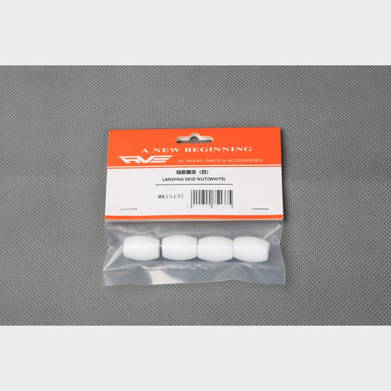 RVE LANDING SKID NUT(WHITE)