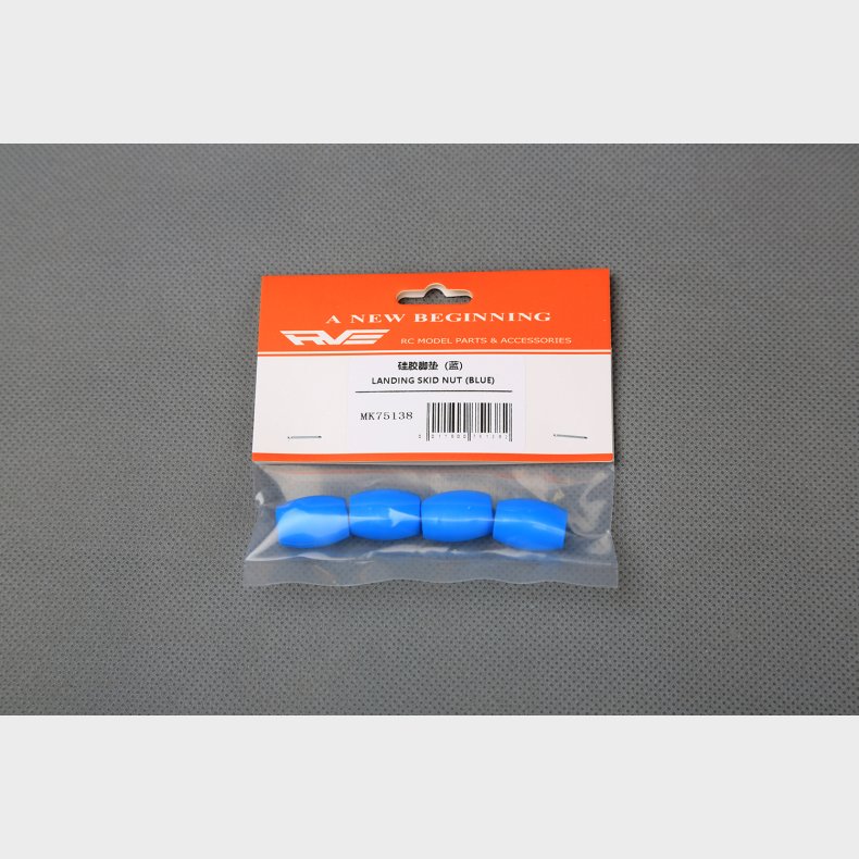 RVE LANDING SKID NUT(BLUE)