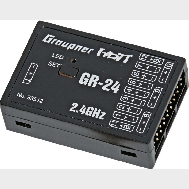 GR-24 2.4GHZ HOTT 12K RECEIVER