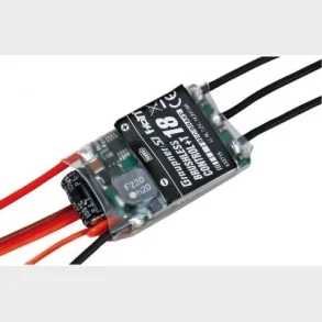 BRUSHLESS ESC + T 18 BEC JR 2-4S ESC WITH HOTT TELEMETRY