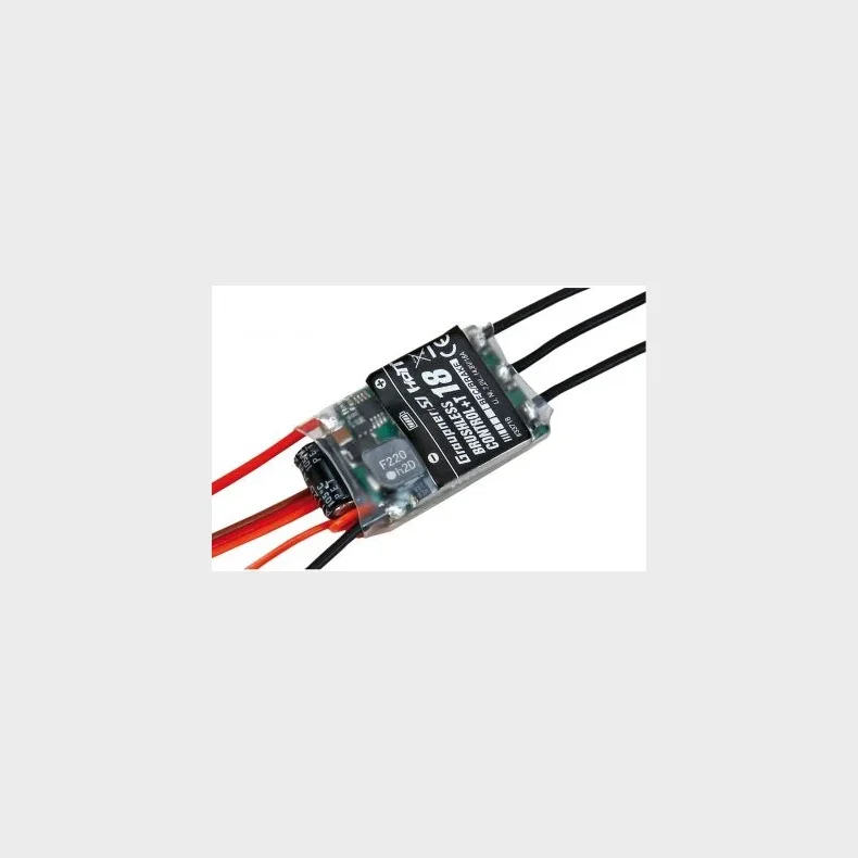 BRUSHLESS ESC + T 18 BEC JR 2-4S ESC WITH HOTT TELEMETRY - Graupner ESC ...