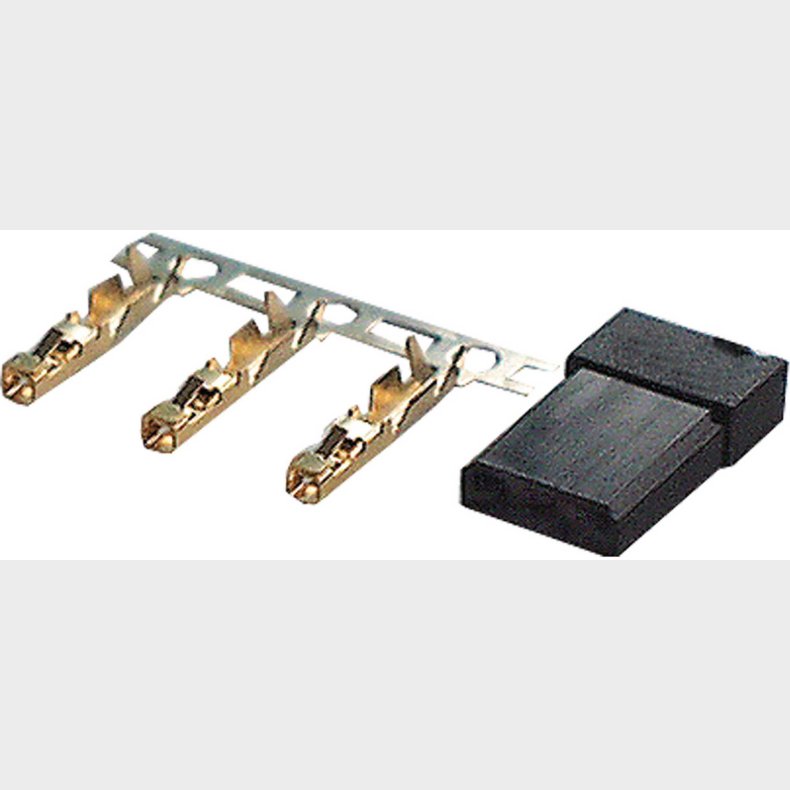 Robbe Modellsport SERVO CONNECTORS GRAUPNER/JR MALE 10PCS GOLDPLUG