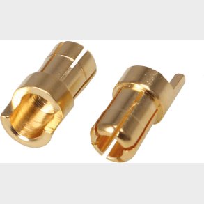 Robbe Modellsport Goldplug connectors 6mm male 5pcs