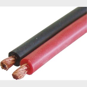 SILICON CABLE 10AWG/5,2MM RED/BLACK EACH 1 METER