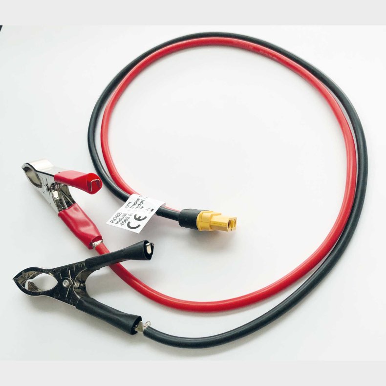 Ladekabel XT60 Hun til krokodillenb 500mm