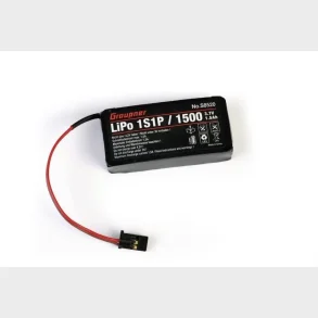 Graupner Senderakku LiPo 1S1P / 1500 TX 3,7V til MZ-12