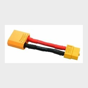 Adaptor XT90 han til xt60 hun 12AWG 5cm.
