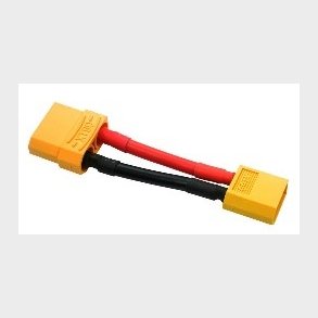 Adaptor XT60 han til XT90 hun 12AWG 5cm.