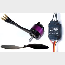 Hacker/RT Eraser V3 i EPP med motor og esc