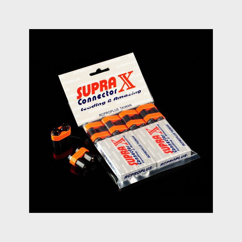 REB 6808 Pro D6 P8 TWIN SQUARE SUPRA-X REB6808 PRO D6 6mm Bullet Connector 8 Pairs