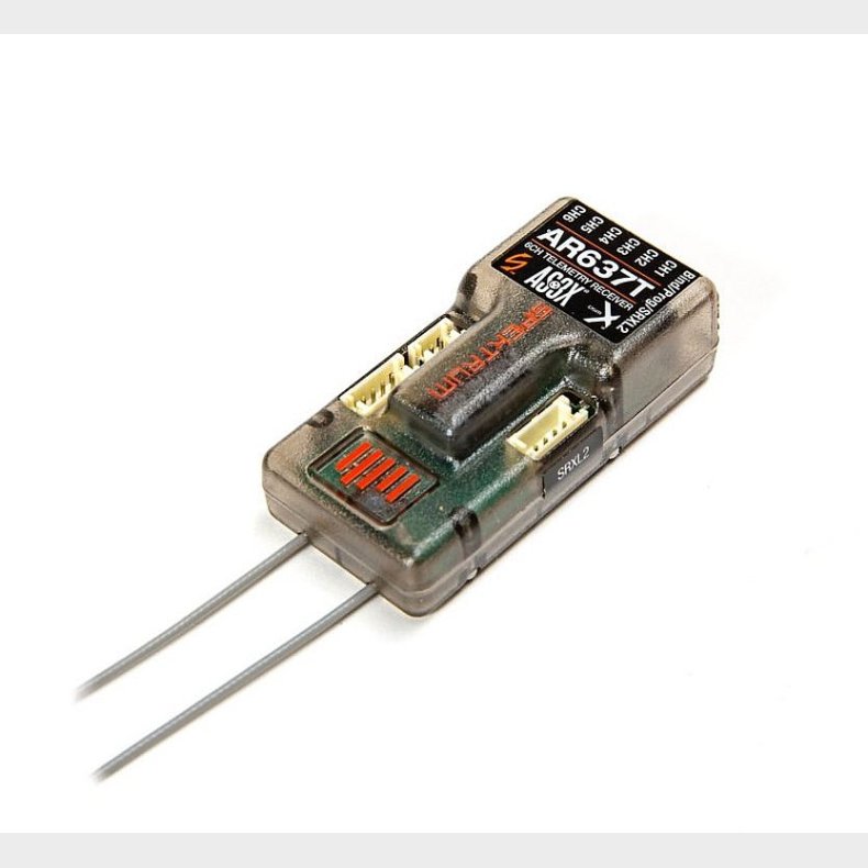 AR637T, 6-Kanal Telemetry modtager med AS3X