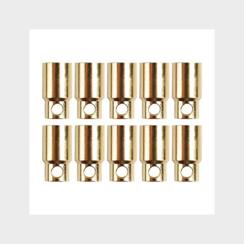 Guldstik 8 MM Hun 10 stk