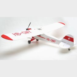 FMS Piper J3 Cub V4 PNP incl. Schwimmer - 140 cm - Combo incl. Reflex Gyro System