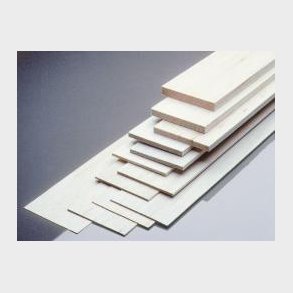Balsa plade 1000x100x3,0mm