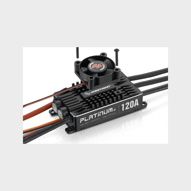 Platinum Pro 120A ESC V4 3-6s, 10A BEC
