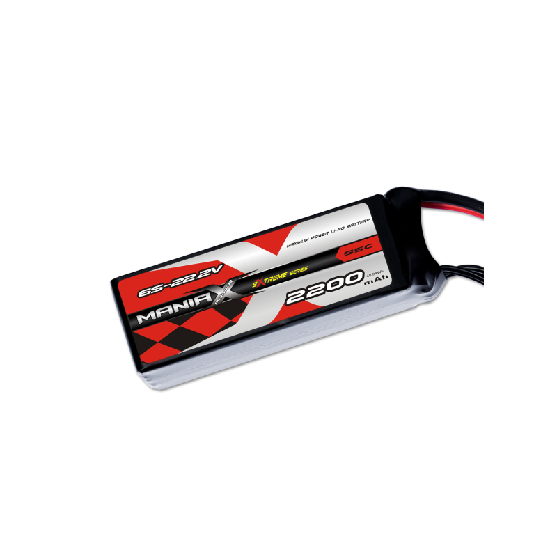 ManiaX LiPo 6S 2200mAh 22.2V eXtreme 55C BESTILLINGSVARE
