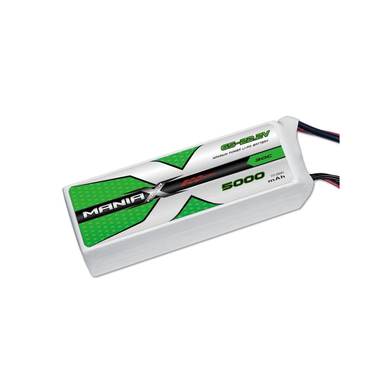 ManiaX LiPo 6S 5000mAh 22.2V ECO 30C