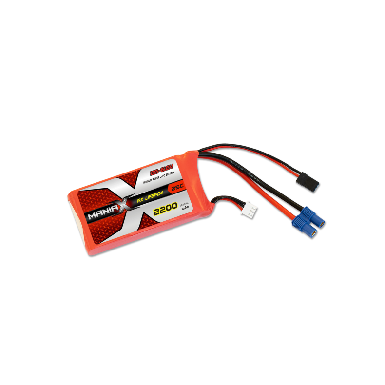ManiaX LiFePO4 2S 2200mAh 6,6V RX 25C