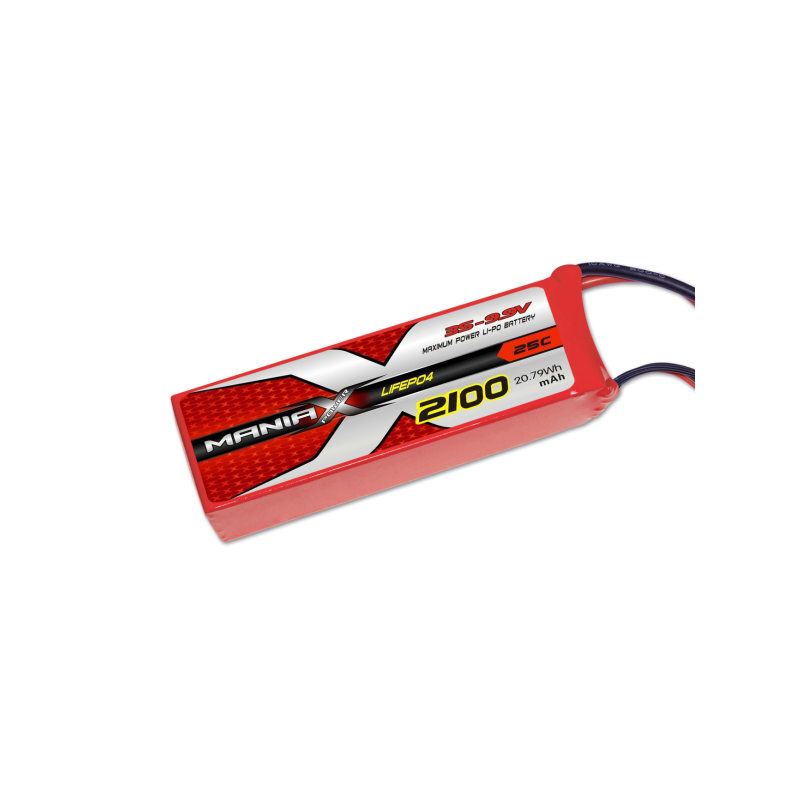 ManiaX LiFePO4 3S 2100mAh 9,9V RX 25C