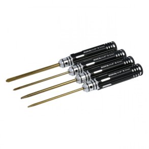 Screw Driver Set Phillips & Flat Head HSS Titan plated