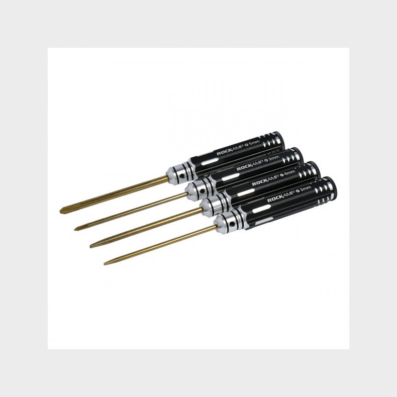 Screw Driver Set Phillips &amp; Flat Head HSS Titan plated
