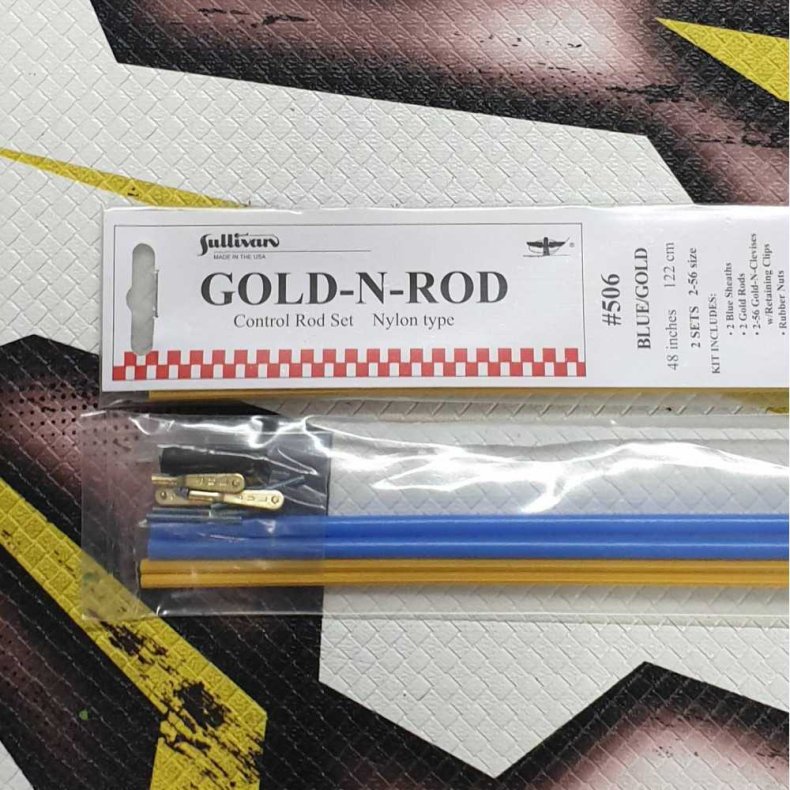 Sullivan Bowden Kabel Bl�/Gul 91cm