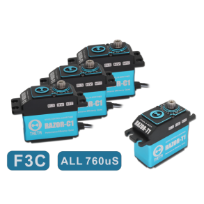 THETA RAZOR HELI F3C 760�s Servo Set with NFC