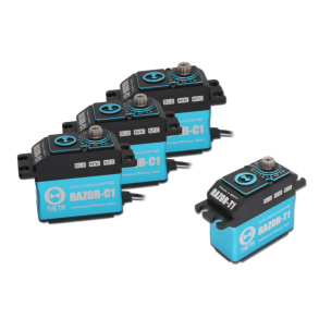 THETA RAZOR HELI SET 3x C1 / 1x T1 Brushless HV Servo with NFC