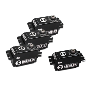 THETA RAZOR Low-Profile  HELI SET 3x D1 / 1x DT1 Brushless HV Servo with NFC