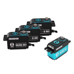 THETA RAZOR Low-Profile  HELI SET 3x DH1 / 1x TH1 Brushless HV Servo with NFC