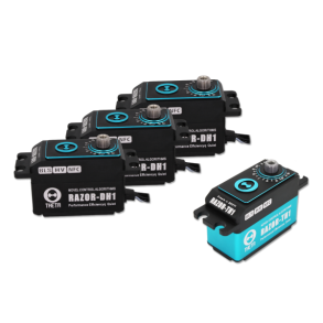 THETA RAZOR Low-Profile  HELI SET 3x DH1 / 1x TH1 Brushless HV Servo with NFC