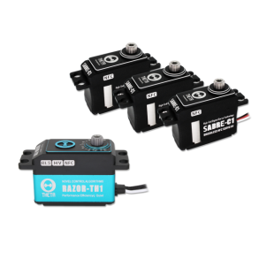 THETA HELI SET 3x SABRE-C1 / 1x RAZOR TH1 LP BLS HV Servo with NFC