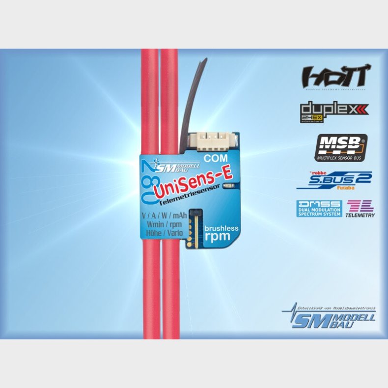 Unisens-E 280A / 2x4mm2 Silikone Ledning